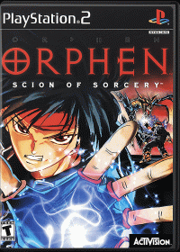 Orphen Scion of Sorcery Playstation 2 US box art
